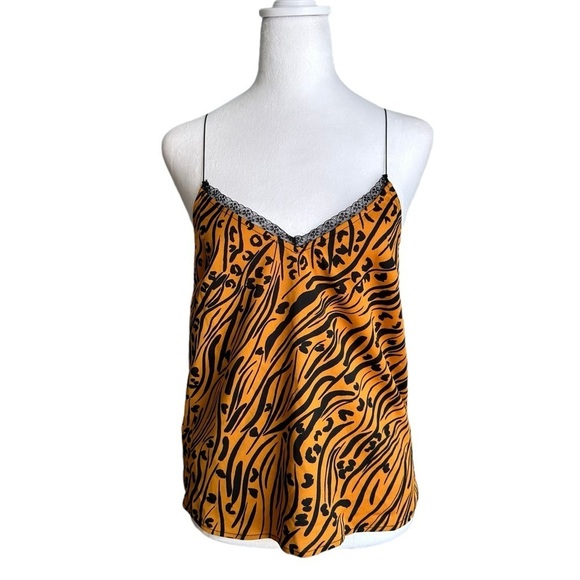 NWT BCBGeneration Tiger Stripe Camisole Animal Tank Top Size XS - Picture 3 of 17